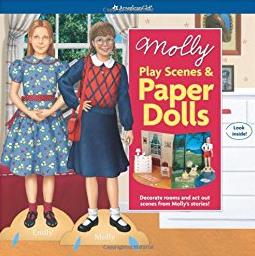Molly Play Scenes & Paper Dolls (American Girl)